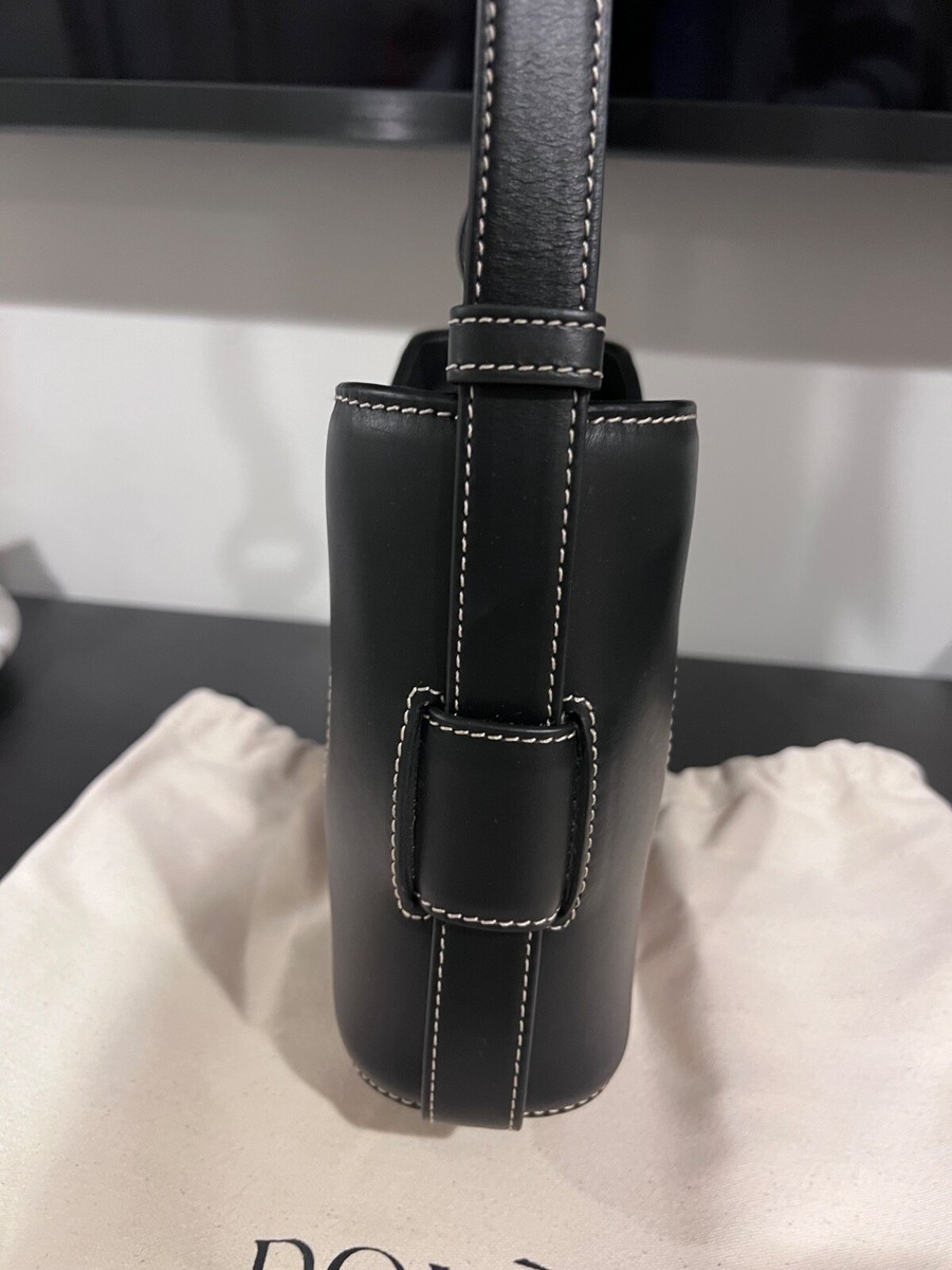 POLÈNE Noddeエディション ブラック スムース Polène | Bag - Nodde - Smooth Black Cherry