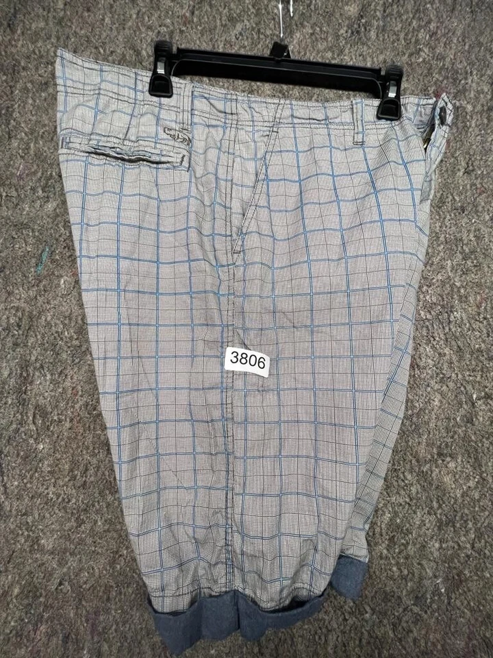 Bermudas a cuadros multicolores Buffalo David Bitton para hombre talla 36 Foto 3 de 4