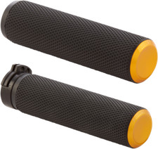 Arlen Ness Gold Fusion 1" Motorcycle Cable Grips 1980-2022 Harley Dyna Touring