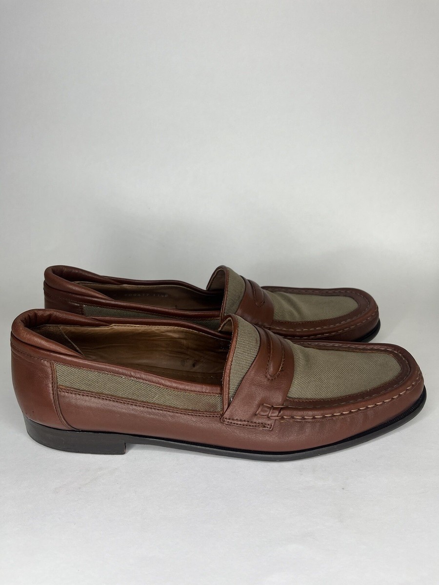 ET Wright Penny Loafers Mens 11.5B Dress Shoes Brown Leather  display picture 3