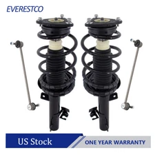 Front Struts Assembly w/ Sway Bar Link For 2004-2009 Mazda 3 2006-2010 Mazda 5