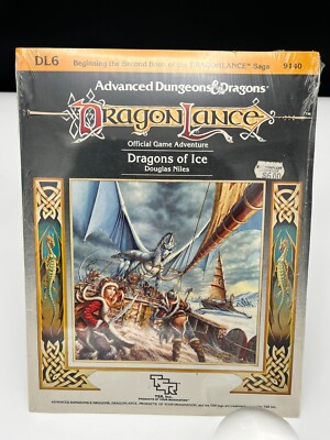 AD&D Dragonlance DL6 - Dragons Of Ice - Module TSR Complet