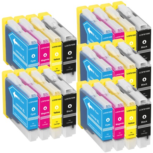 20 Patronen XXL PlatinumSerie für Brother MFC-235C MFC-260C DCP-135C DCP-150C LC - Bild 2 von 2