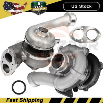 #ad Turbo charger High amp; Low Pressure Fits 2008 2010 F350 450 550 6.4L Powerstroke $599.20