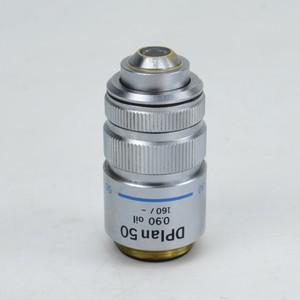 OLYMPUS-DPLAN-50-0-90-160-OIL-IRIS-MICROSCOPE-OBJECTIVE-50X