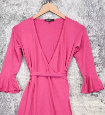hot pink maternity dress Hot Pink Maternity Dress  Annahandbridal