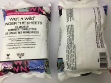LOT OF 2 Wet N Wild Under the Sheets Removing Towelettes