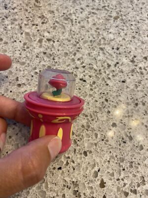 Rare Mega Blok Bloks Disney Beauty And The Beast Rose  On Table Part