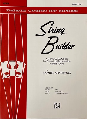 Belwin Course for Strings Series String Builder for Violin Book Two 2 Music Book