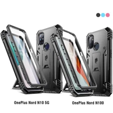 For OnePlus N100 N10 5G case shockproof Cover Phone Screen Protector Kickstand