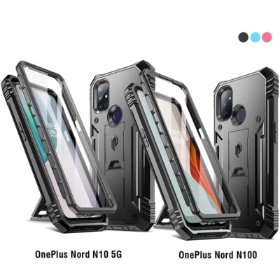 For OnePlus N100 N10 5G case shockproof Cover Phone Screen Protector Kickstand