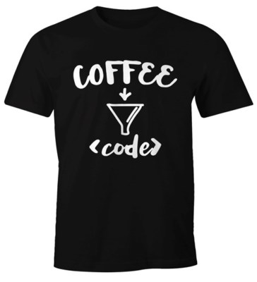 Men's Programmer T-Shirt - A machine that turns coffee into code.