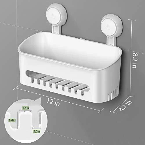 Shower Caddy Suction Cup NO-Drilling Removable Shower Shelf Shower caddy