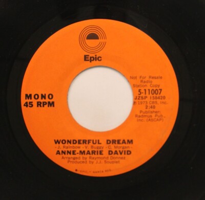 Anne-Marie David - 45 - Wonderful Dream / Wonderful Dream On Epic