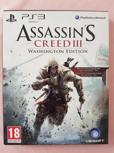 PS3, ASSASSINS CREED 3, WASHINGTON EDITION, Ubisoft
