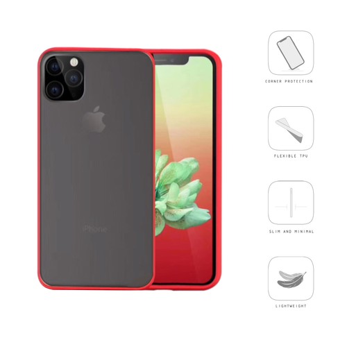 Handy Hülle für iPhone 11 Pro Max Case Schutzhülle Transluсent Cover Schutzglas - Bild 7 von 30