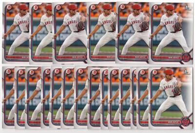 x100 Ben Joyce 2022 (1st) Bowman Draft #109 Rookie Card RC lot Angels 104.7 MPH!