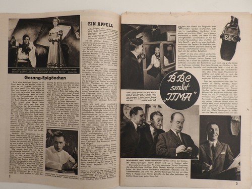 FUNK UND FILM Vintage Austrian Magazine 1947 Liana / Cathleen Ryan / James Mason - Picture 2 of 7