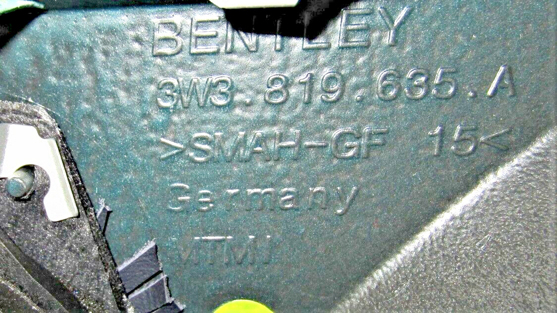 11 - 19 Bentley Continental Flying Spur Dashboard Dash Pad Trim OEM 3W381963A
