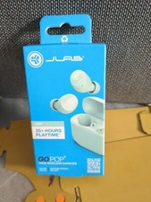 JLab Go POP True Wireless Bluetooth Earbuds IOS Android Headphones New