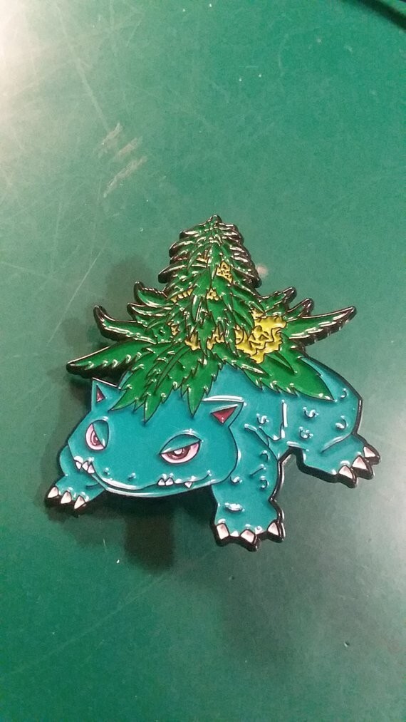 Anime weed pot plant bud tender 420 stoner magnet