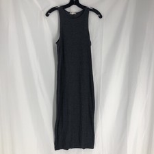 FOREVER 21 Cotton Blend Bodycon Tank Dress, Gray, Medium