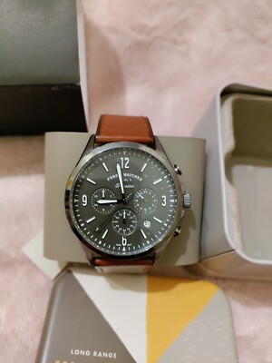 Fossil Forrester FS5815 Chronograph Amber Leather Men's Watch