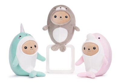 KAWAII KUTIES BÄR IN MEERESTIER KOSTÜMEN SUPERWEICHES PLÜSCHTIER WEICHES SPIELZEUG