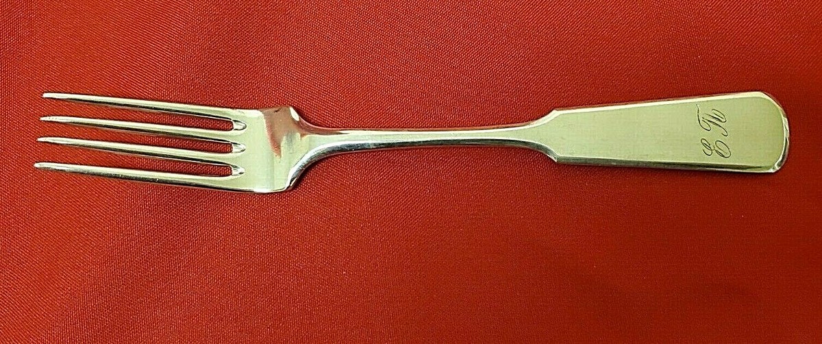 Antique 84 Silver Russian Dinner Fork by T. Werner & Son 11637 | eBay