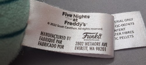 Peluche Funko Five Nights At Freddy’s Liberty Chica FNAF - Imagen 5 de 6