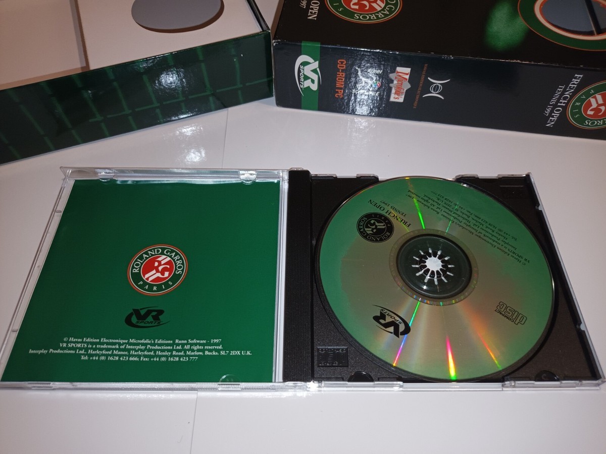 Jeu PC Roland Garros 2001 - Big Box (boîte Grand Format) - Bon état - Jeu De Tennis Rétro
