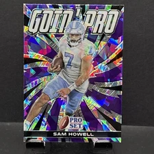 2022 Leaf Pro Set Draft Metal #GP-SH1 Sam Howell Goin' Pro PURPLE