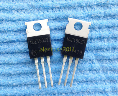 10pair(20pcs) of MJE15033& MJE15032 Genuine NEW ON TO220