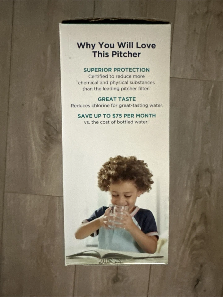 PUR PLUS 7 Cup Pitcher Water Filtration System Filter Change Light w/ Filter - Image 4 of 4