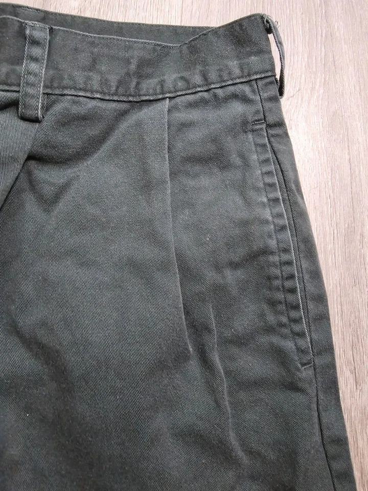 Шорты мужские Nautica размер 36 Вт классический крой плиссированные зеленые 100% хлопок саржа - Изображение 4 из 4