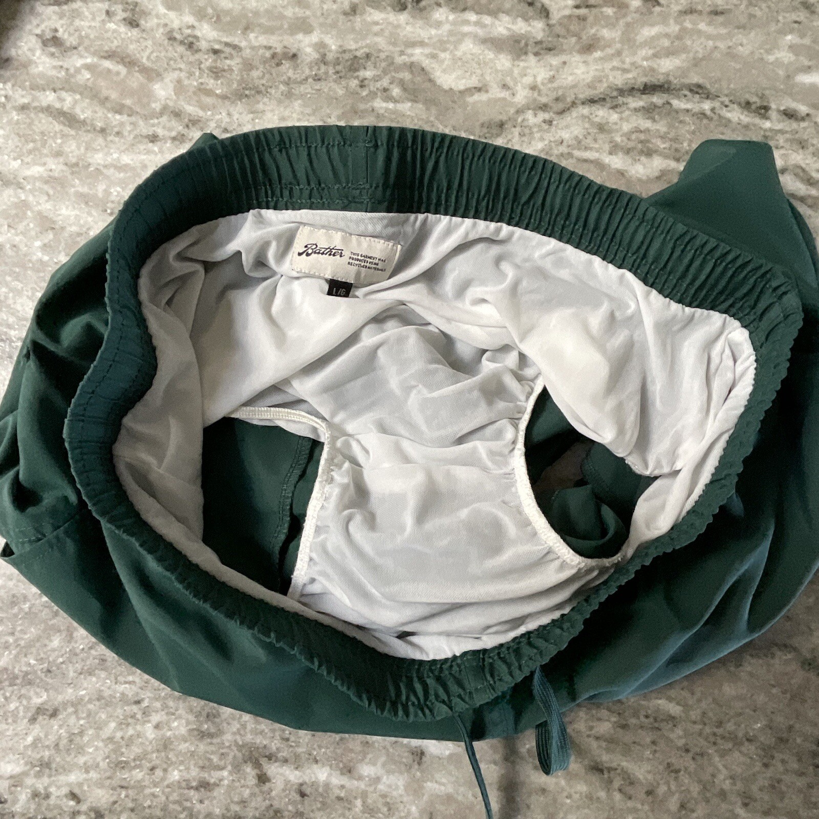 Bather Solid Pine Green Swim Trunk Size large (H1) - image 8