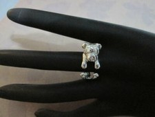 Bulldog ring made sterling silver 925- artisan product