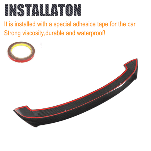 Alerón de techo de carbono alerón trasero labio parte trasera para BMW Serie 1 F20 120i 125i 12-18 - Imagen 11 de 13