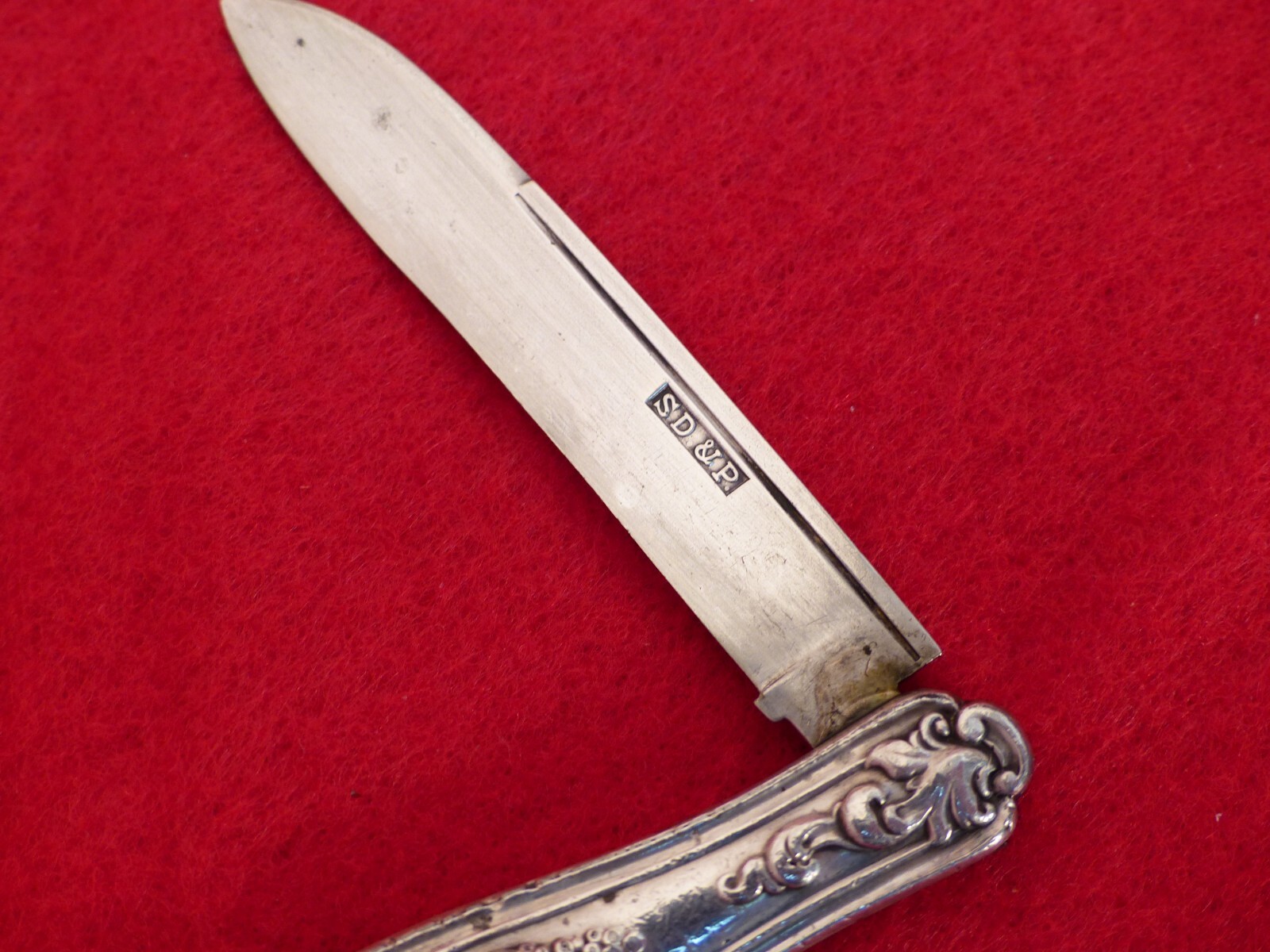 Vintage Sterling Blades 3.25" hallmarked Silver Fruit Knife eBay