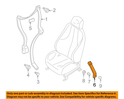 GM OEM 97-02 Cavalier Restraint Systems Front Seat Belts-Buckle End 12534922