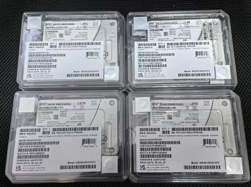 New Intel SSD DC S4620 480GB 960GB 1.92TB 3.84TB 2.5" SATA III 6Gb/s SSD LOT - Afbeelding 1 van 13