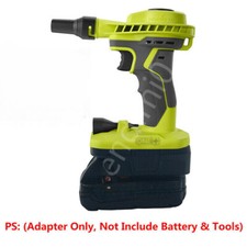 for Milwaukee M18 18V Slide Battery to for Ryobi 18V Tools Adapter NO Battery 