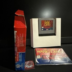 Nintendo Wario Land Virtual Boy CIB In A Repro box Manual And Cart Holder