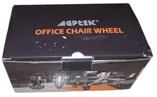 AGPTEK Office Chair Wheels 5-Pack Replacement PU Casters 7/16” Stem