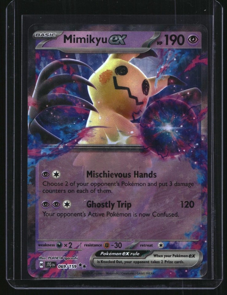 2025 Pokemon Journey Together Mimikyu ex # 069/159