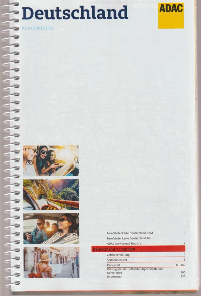 ADAC Kompaktatlas 2026/2027 Deutschland 1:250.000 | Straßenatlas und Autoatlas - Bild 3 von 4