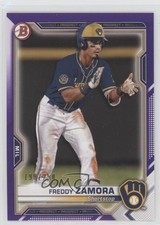 2021 Bowman Prospects Purple Border 198/250 Freddy Zamora #BP-2 fm0
