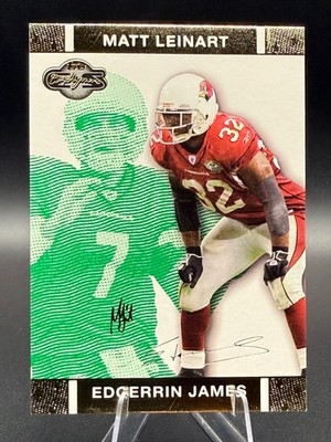 Edgerrin James | M. Leinart 2007 Topps Co-Signers Green Changing Faces Gold /249
