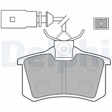 Satz Bremsbeläge Bremsklötze hinten für Skoda Octavia 1 1U5 | 23955852