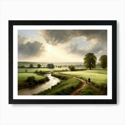 Dedham Vale 2 Art Print Framed Wall Art Poster Canvas Print Picture